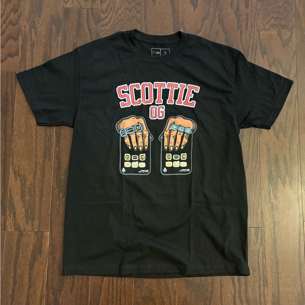 The Marathon Clothing TMC Scottie OG Black Short Sleeve Shirt L Streetwear NWOT